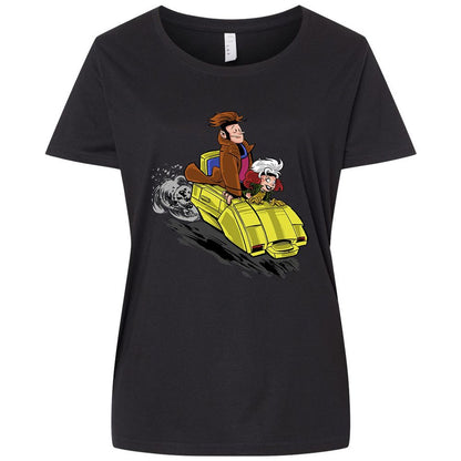 Ladies Curvy Jersey - 1WBL5KAB - Blended Black - 1