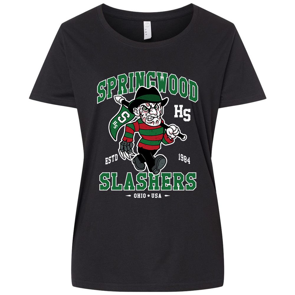 Ladies Curvy Jersey - YJLFLGX2 - Blended Black - 1