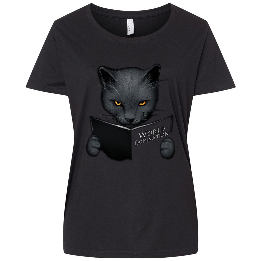 Ladies Curvy Jersey - V3WB8MY1 - Blended Black - 1