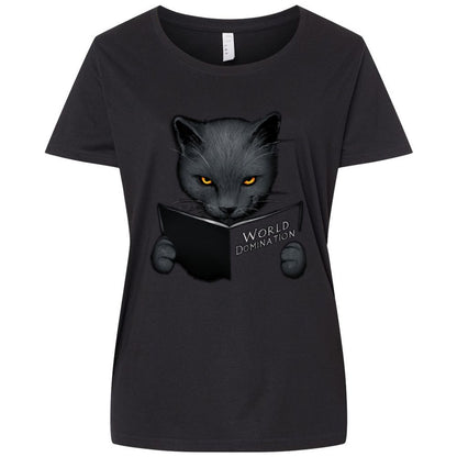 Ladies Curvy Jersey - V3WB8MY1 - Blended Black - 1