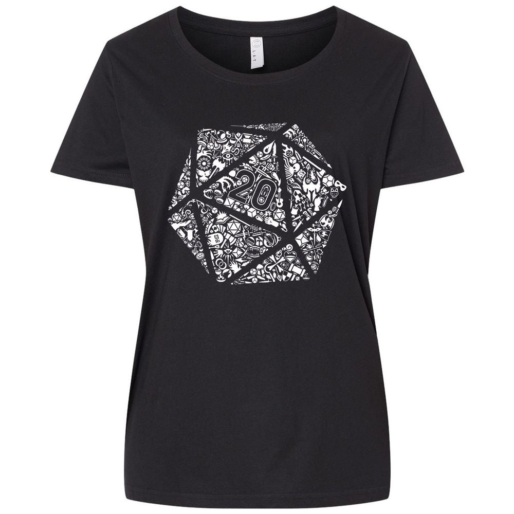 Ladies Curvy Jersey - LJXKDLNG - Blended Black - 1