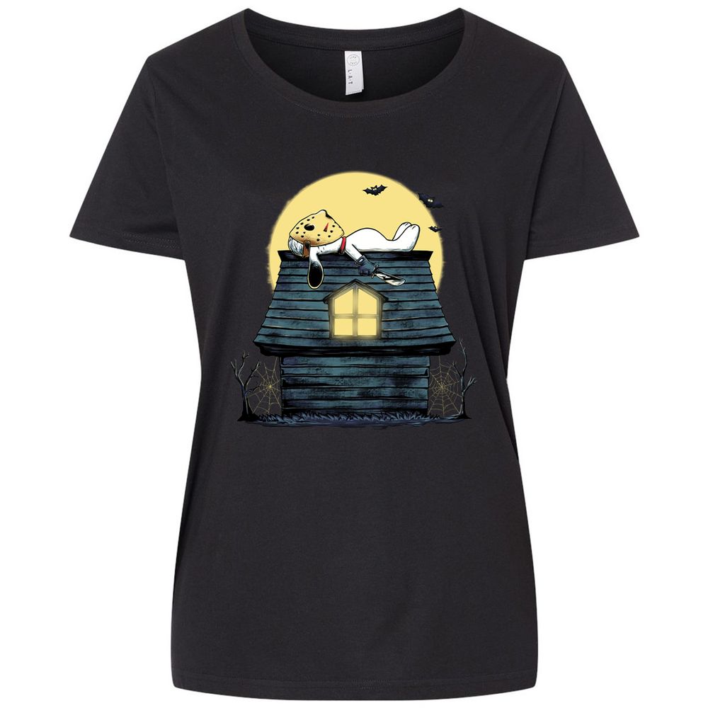 Ladies Curvy Jersey - J2EBVW7N - Blended Black - 1