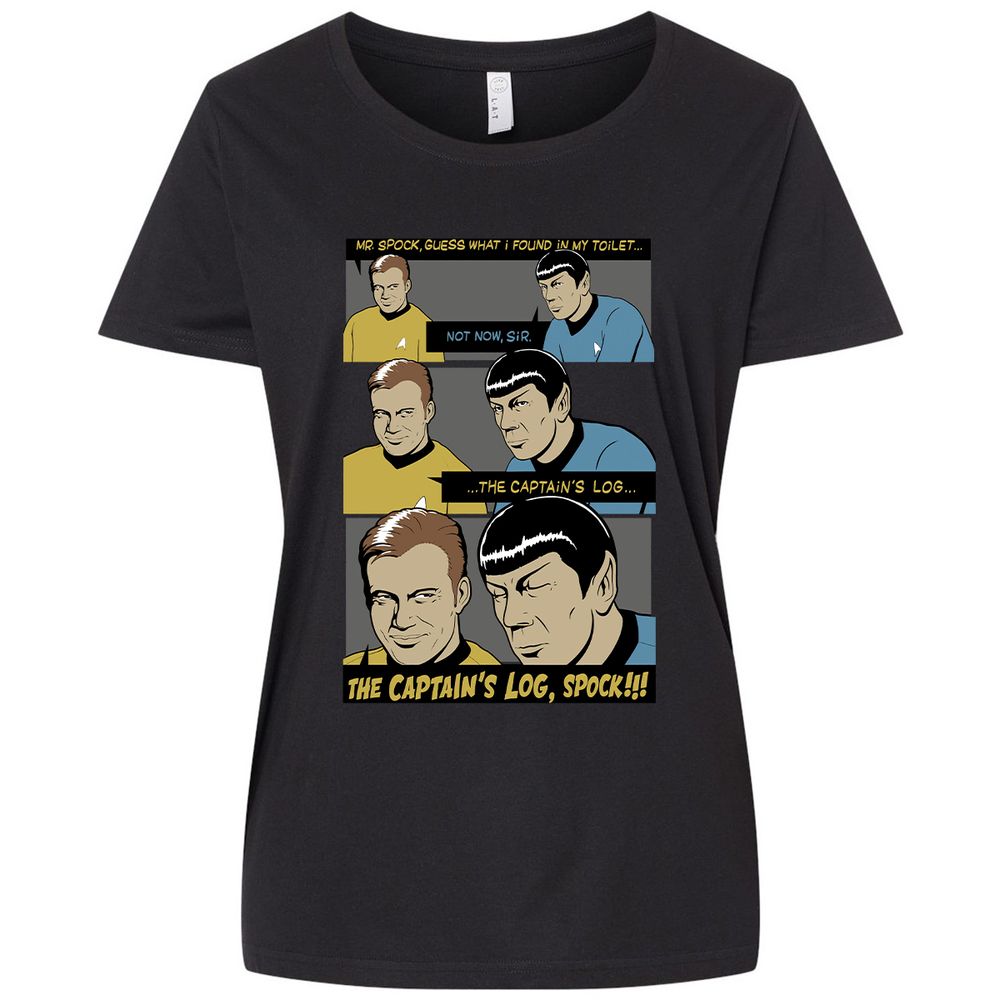 Ladies Curvy Jersey - PQ21G223 - Blended Black - 1