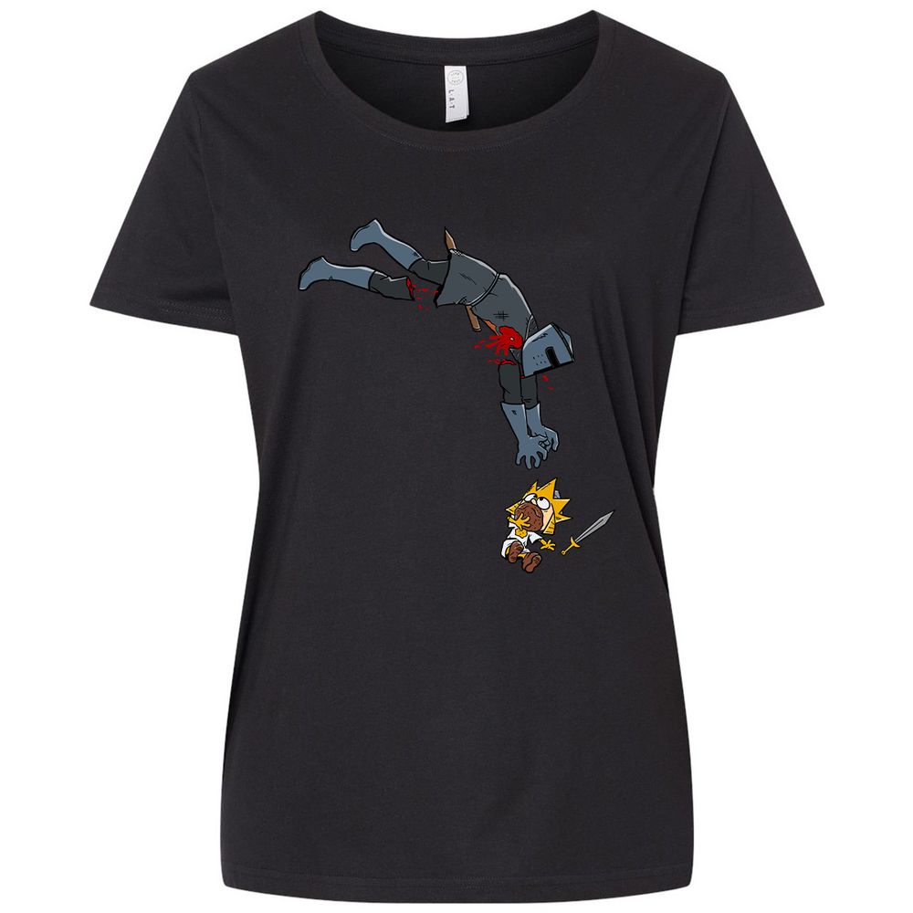 Ladies Curvy Jersey - TDP1TWW4 - Blended Black - 1