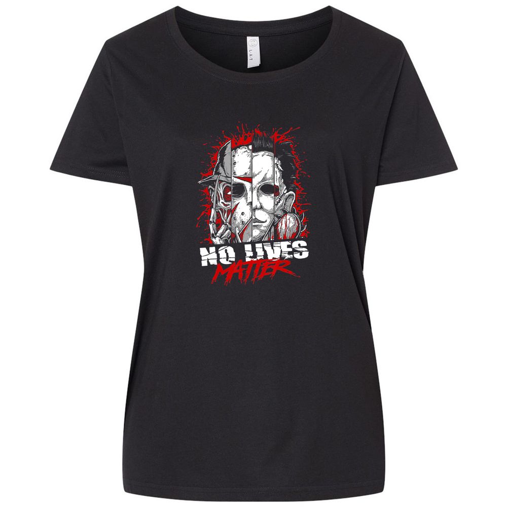 Ladies Curvy Jersey - TFWAWGAD - Blended Black - 1