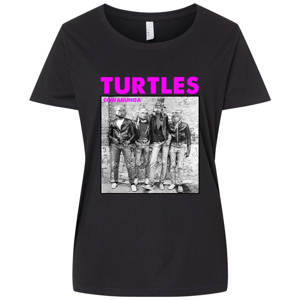 Ladies Curvy Jersey - 4BAK9FGC - Blended Black - 1