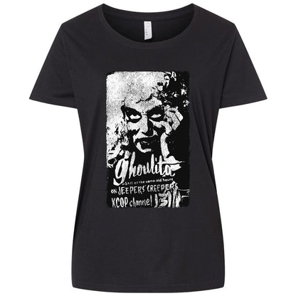 Ladies Curvy Jersey - 9C1ZPTAU - Blended Black - 1