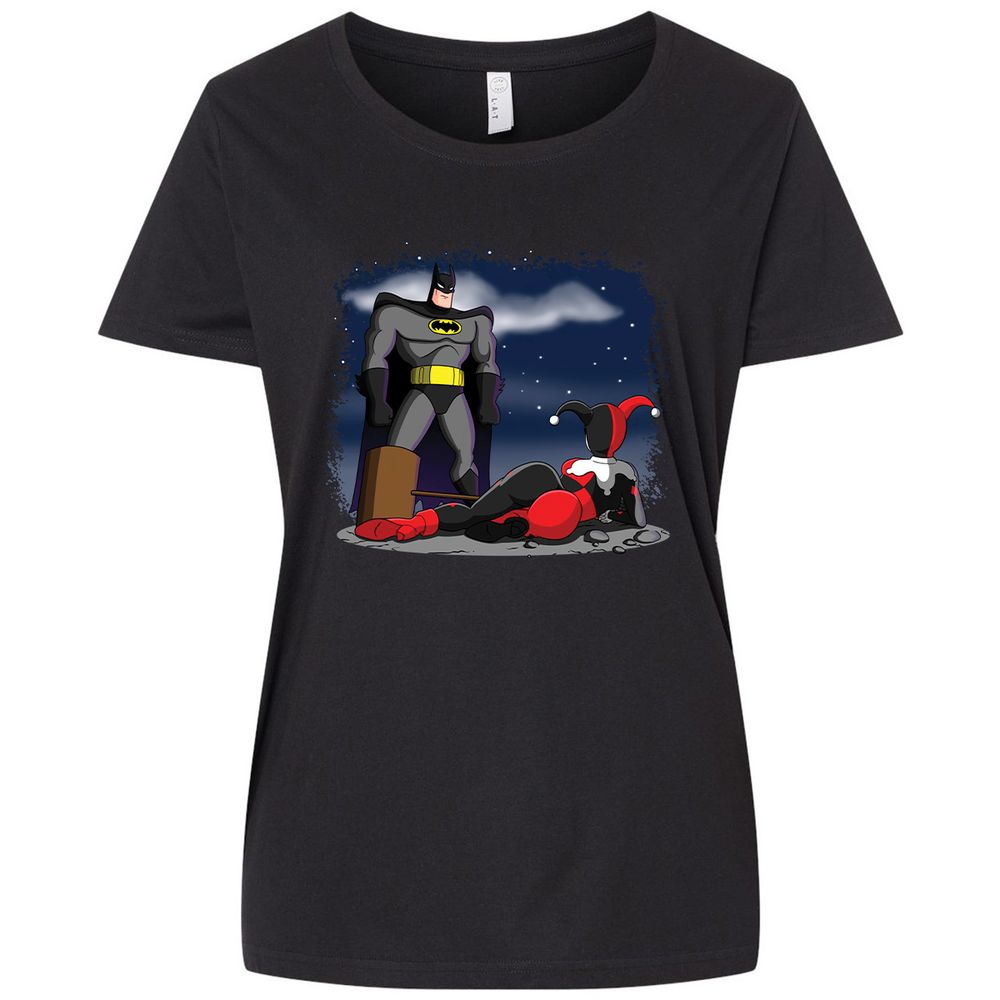 Ladies Curvy Jersey - 6KBAVM4C - Blended Black - 1