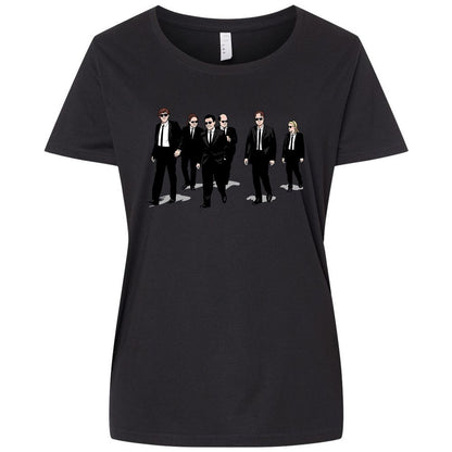 Ladies Curvy Jersey - QJJFAJ5M - Blended Black - 1