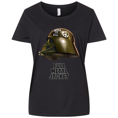 Ladies Curvy Jersey - WTRT6T34 - Blended Black - 1