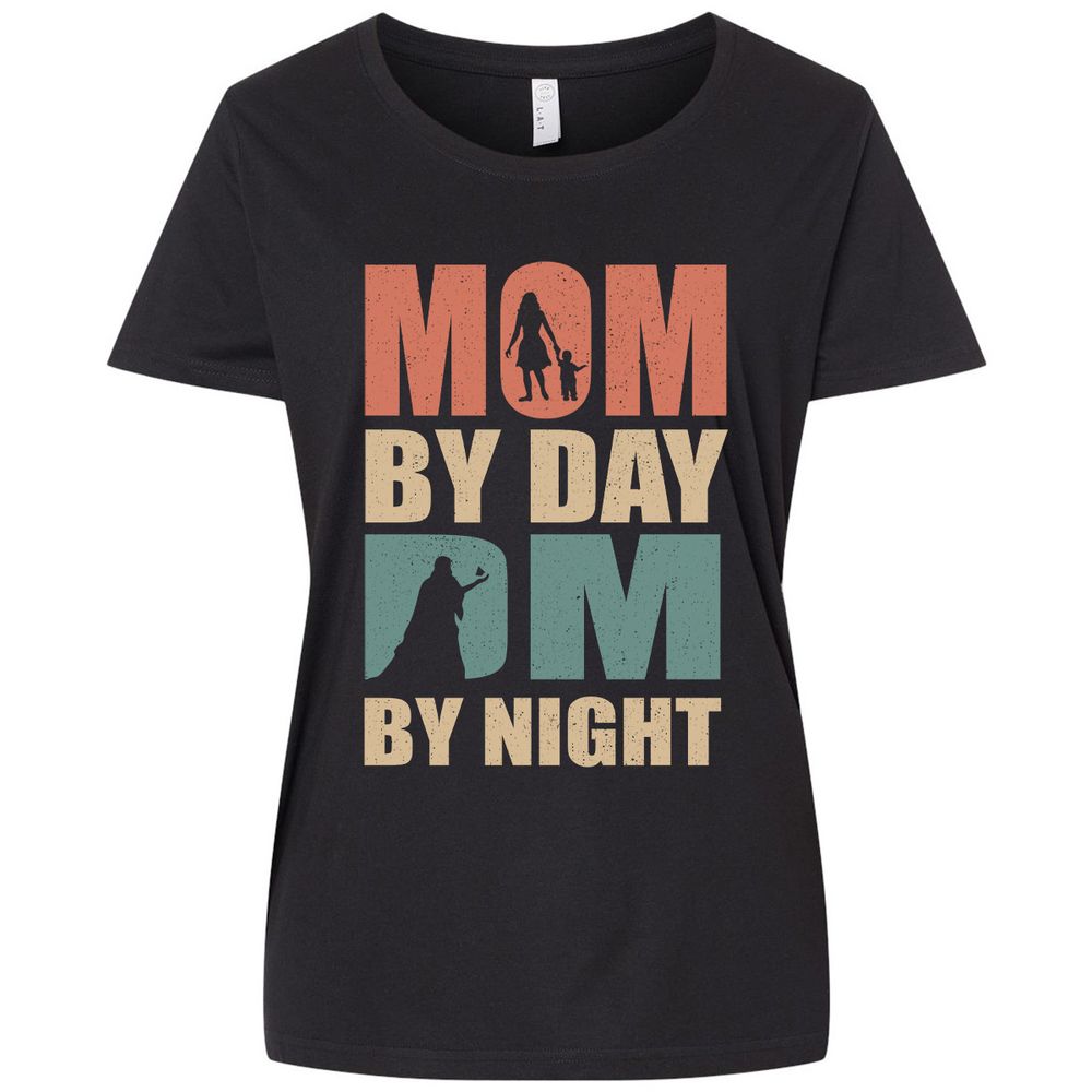 Ladies Curvy Jersey - HJJLLC64 - Blended Black - 1