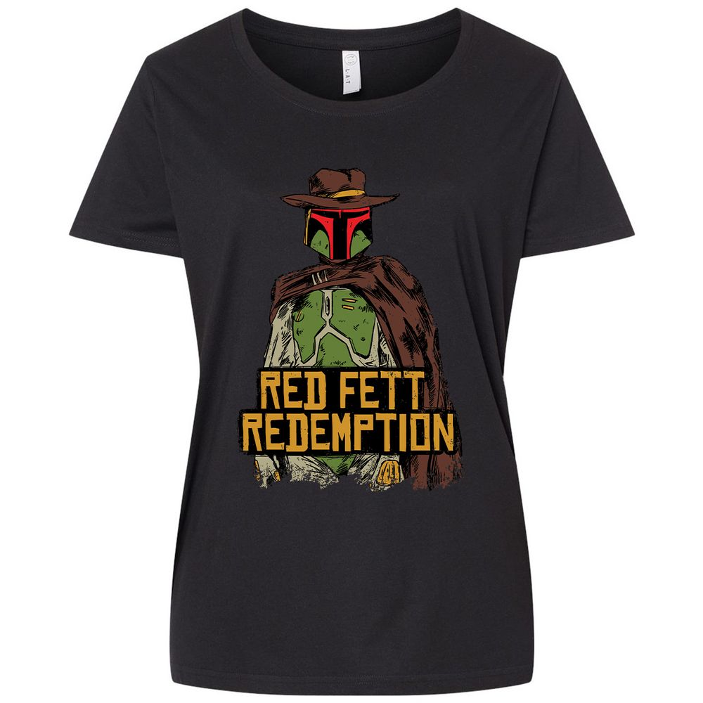 Ladies Curvy Jersey - 76B93V89 - Blended Black - 1