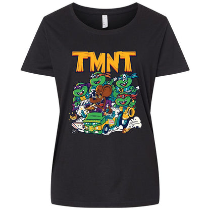 Ladies Curvy Jersey - 4SPPC7AS - Blended Black - 1