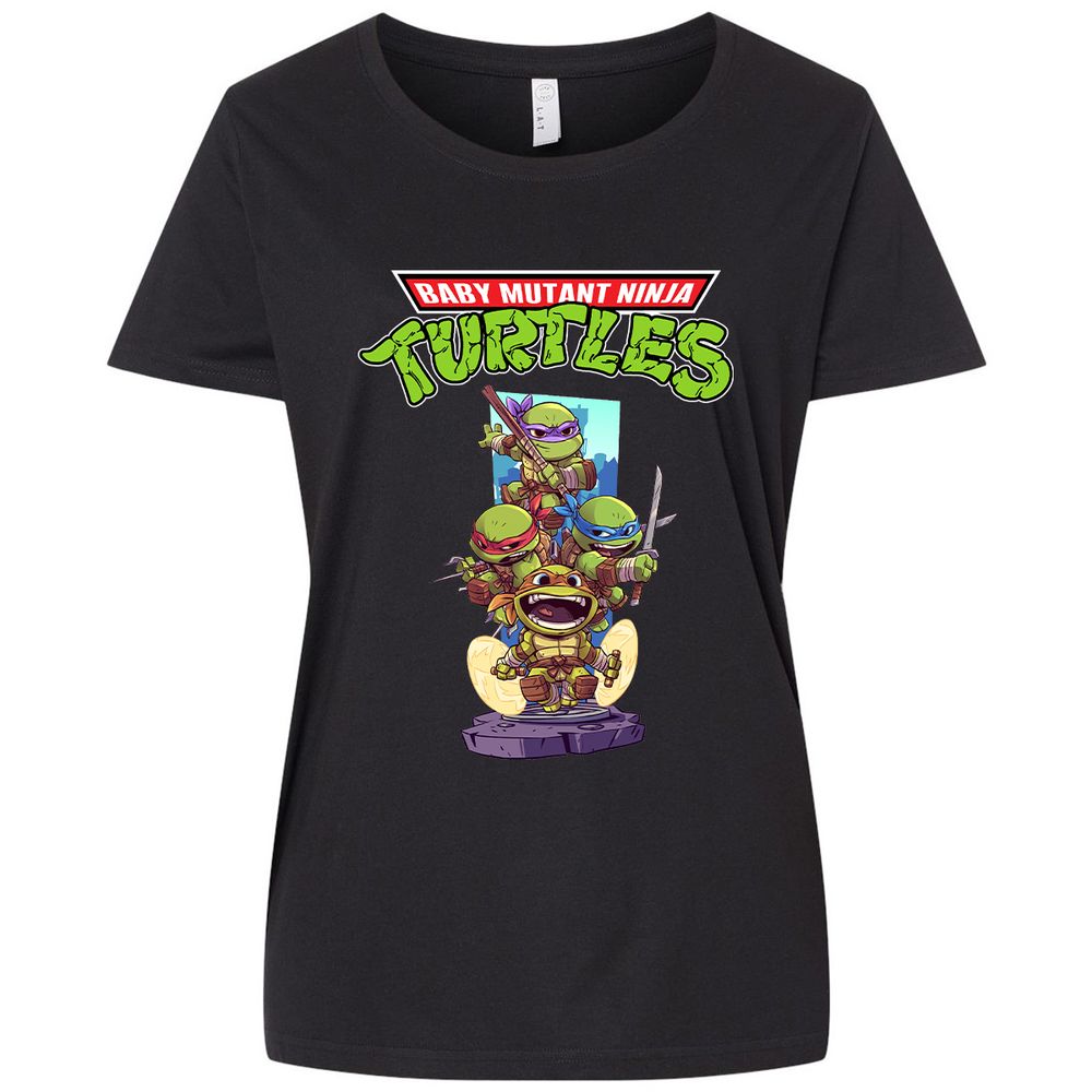 Ladies Curvy Jersey - LKPVLN9S - Blended Black - 1