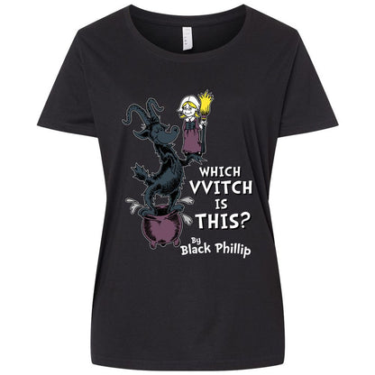 Ladies Curvy Jersey - HH7N1X6U - Blended Black - 1