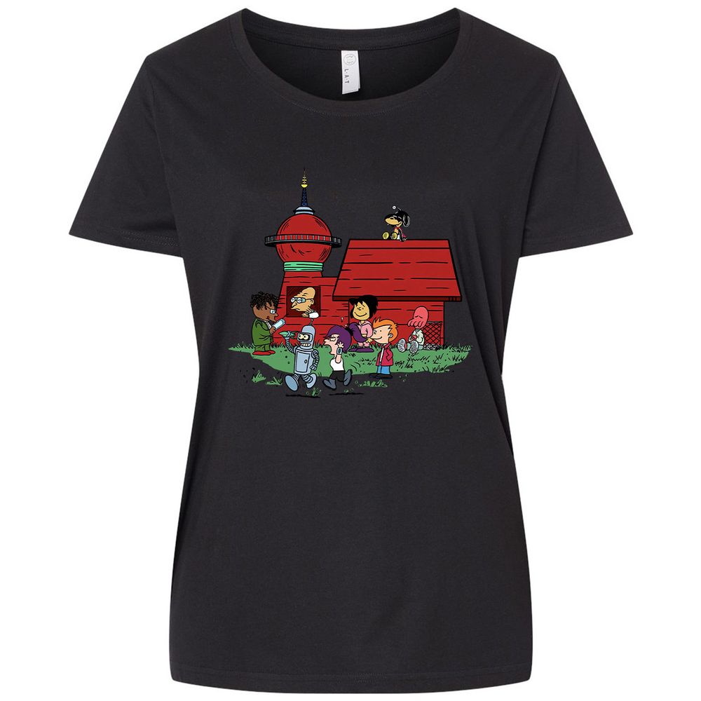 Ladies Curvy Jersey - VFUP49KJ - Blended Black - 1