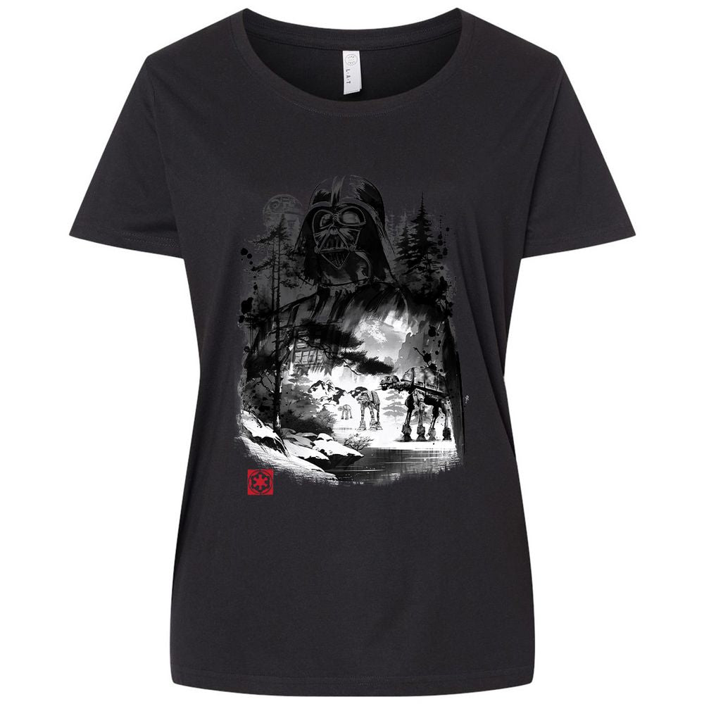 Ladies Curvy Jersey - AWRL56TN - Blended Black - 1