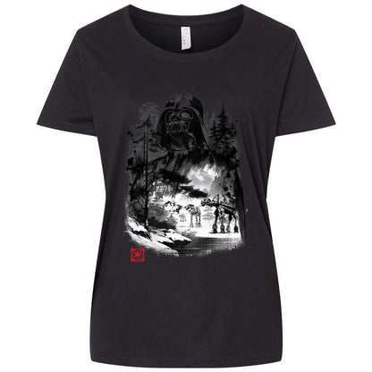 Ladies Curvy Jersey - AWRL56TN - Blended Black - 1