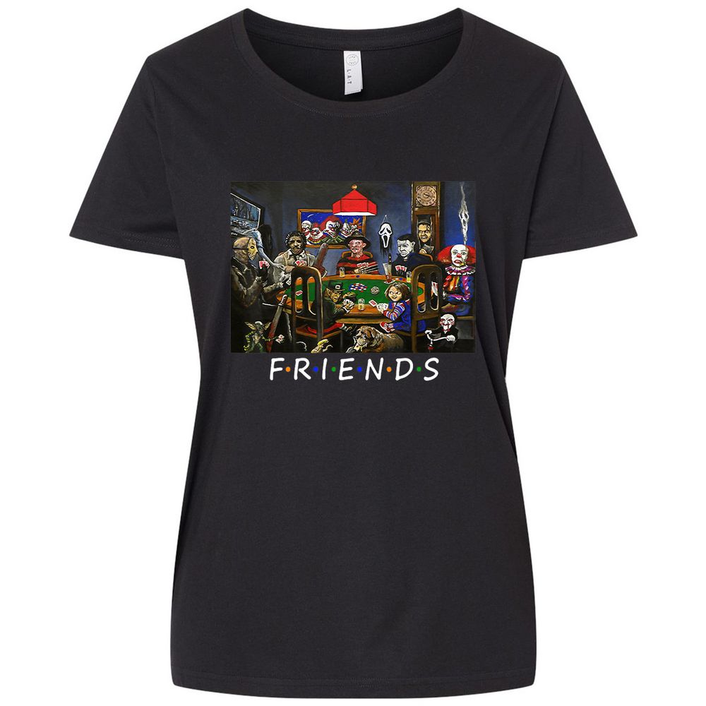 Ladies Curvy Jersey - YGCHH87G - Blended Black - 1