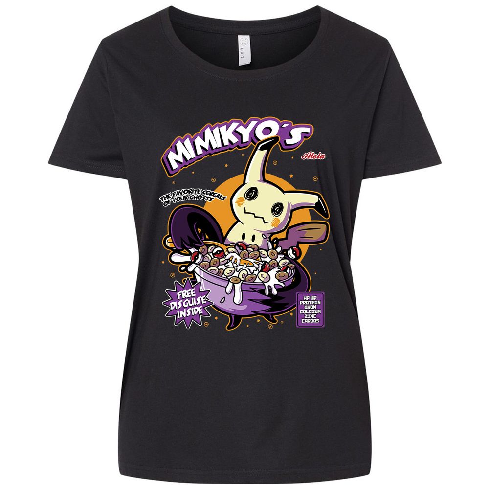 Ladies Curvy Jersey - AFUHUPWR - Blended Black - 1