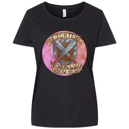 Ladies Curvy Jersey - K39A9XKM - Blended Black - 1