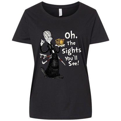 Ladies Curvy Jersey - 674J95ZC - Blended Black - 1