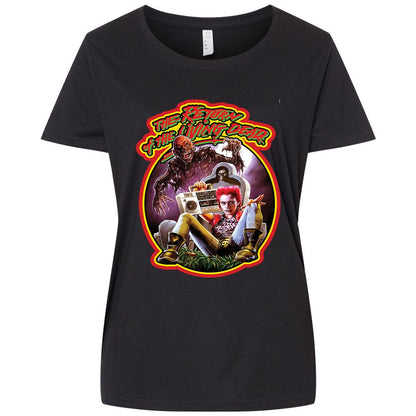 Ladies Curvy Jersey - JH8C4S5S - Blended Black - 1