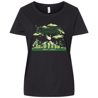 Ladies Curvy Jersey - X5N5EUE3 - Blended Black - 1