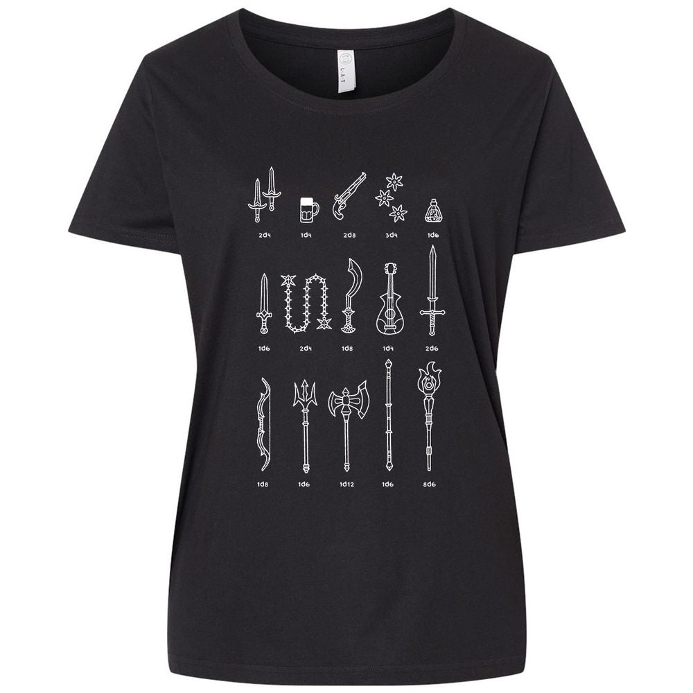 Ladies Curvy Jersey - PX8EF9AS - Blended Black - 1