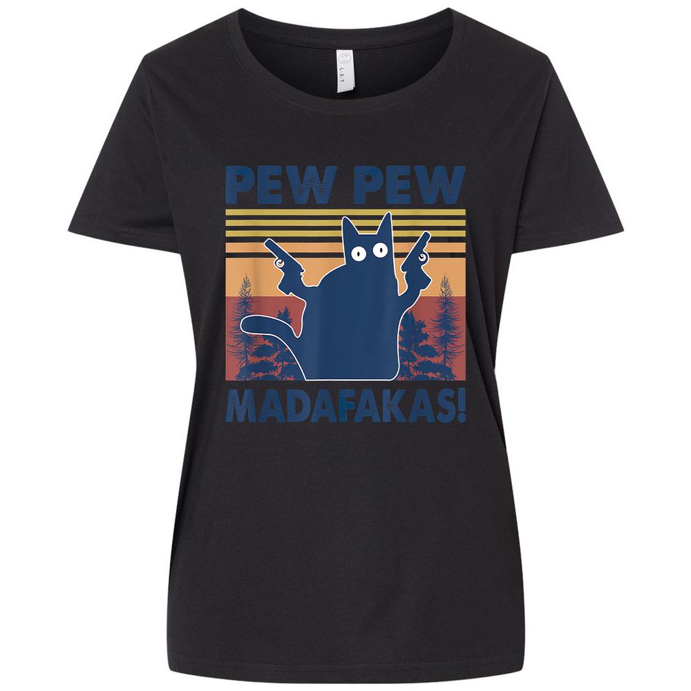 Ladies Curvy Jersey - A3AKMPCM - Blended Black - 1