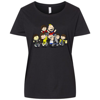 Ladies Curvy Jersey - WSK1EF8N - Blended Black - 1