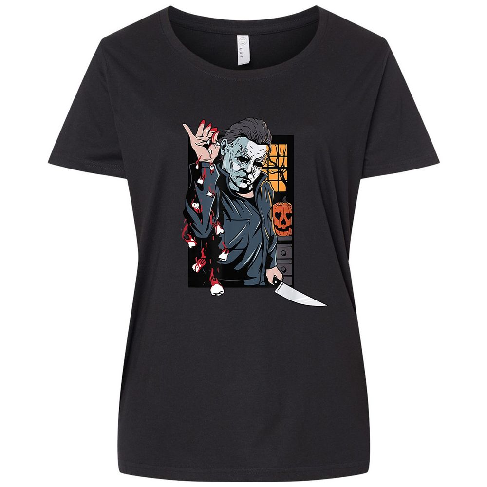 Ladies Curvy Jersey - 2GJDTGCM - Blended Black - 1