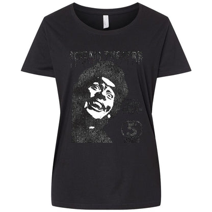 Ladies Curvy Jersey - TF8UT1DE - Blended Black - 1