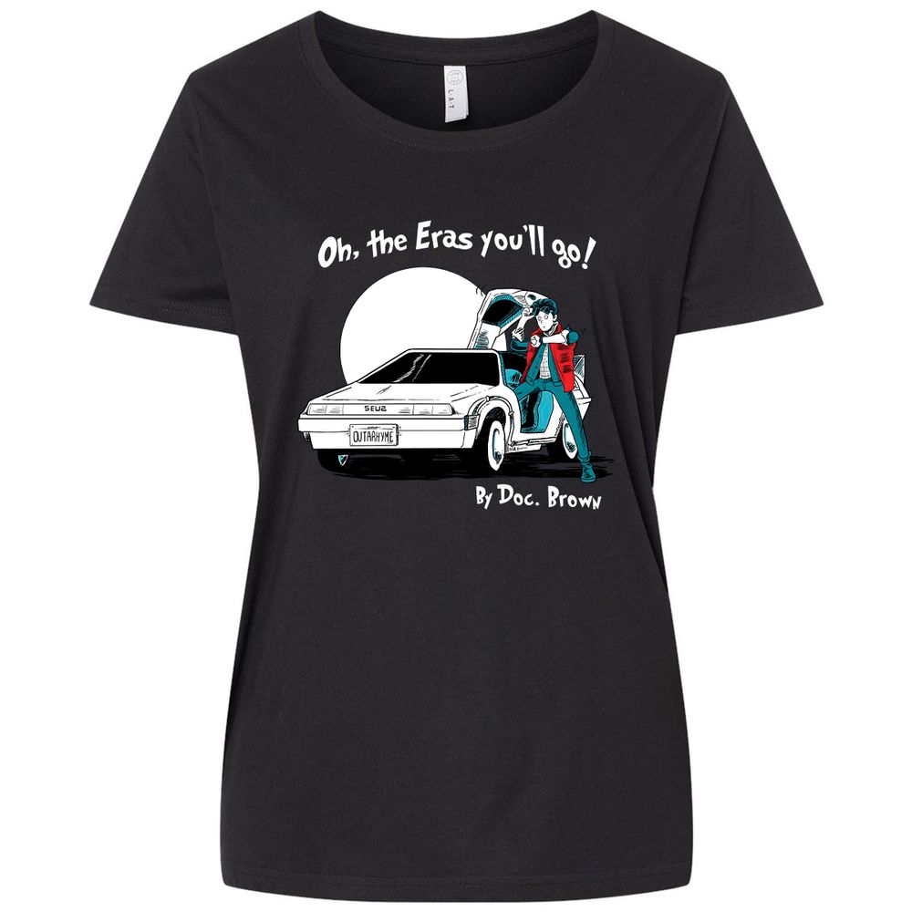 Ladies Curvy Jersey - LDCA15C9 - Blended Black - 1