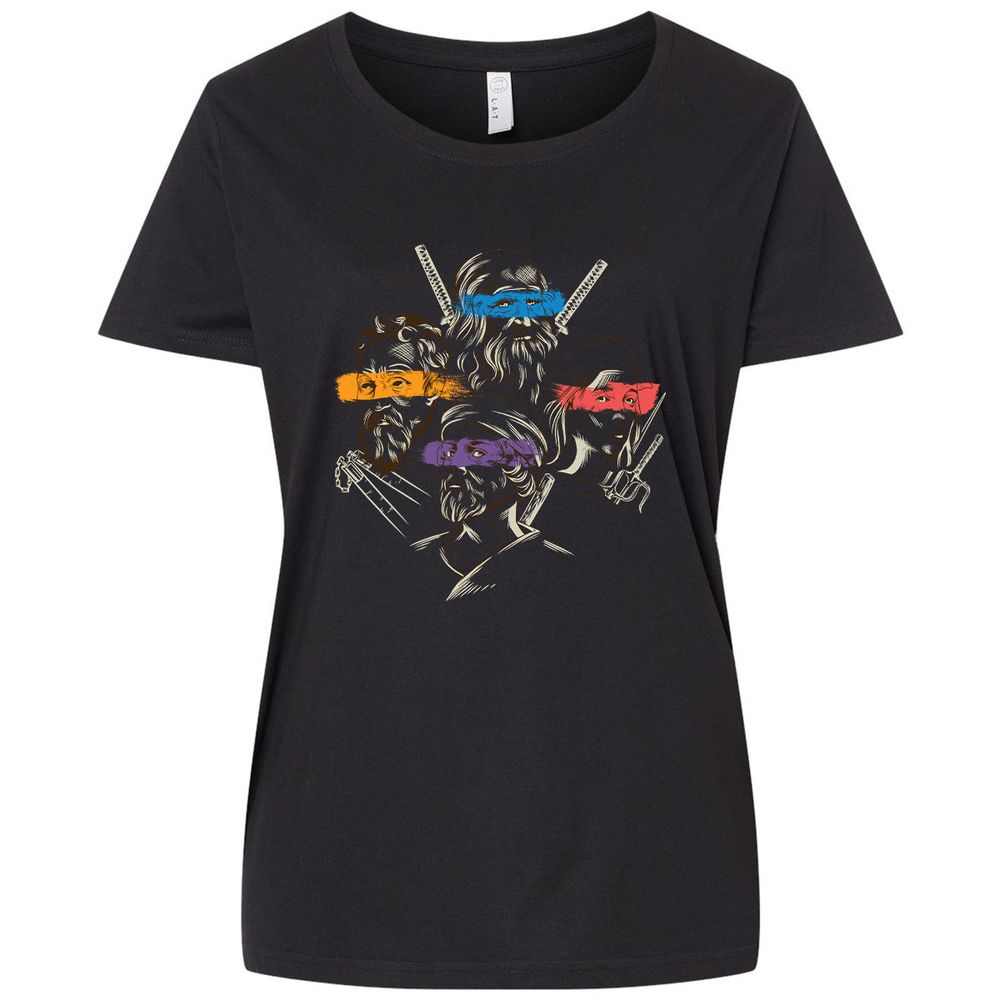 Ladies Curvy Jersey - T47LF3LK - Blended Black - 1