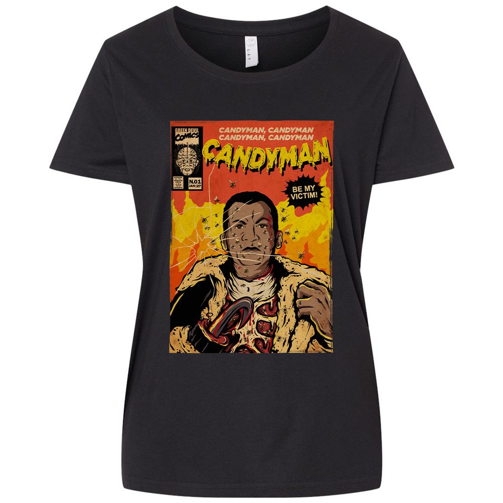 Ladies Curvy Jersey - VK2NUPAS - Blended Black - 1