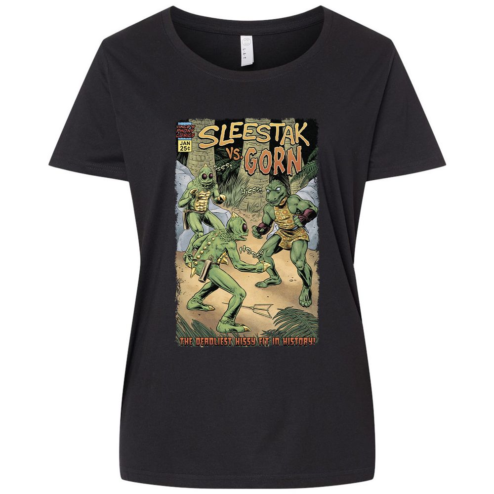 Ladies Curvy Jersey - VVV4W2DB - Blended Black - 1