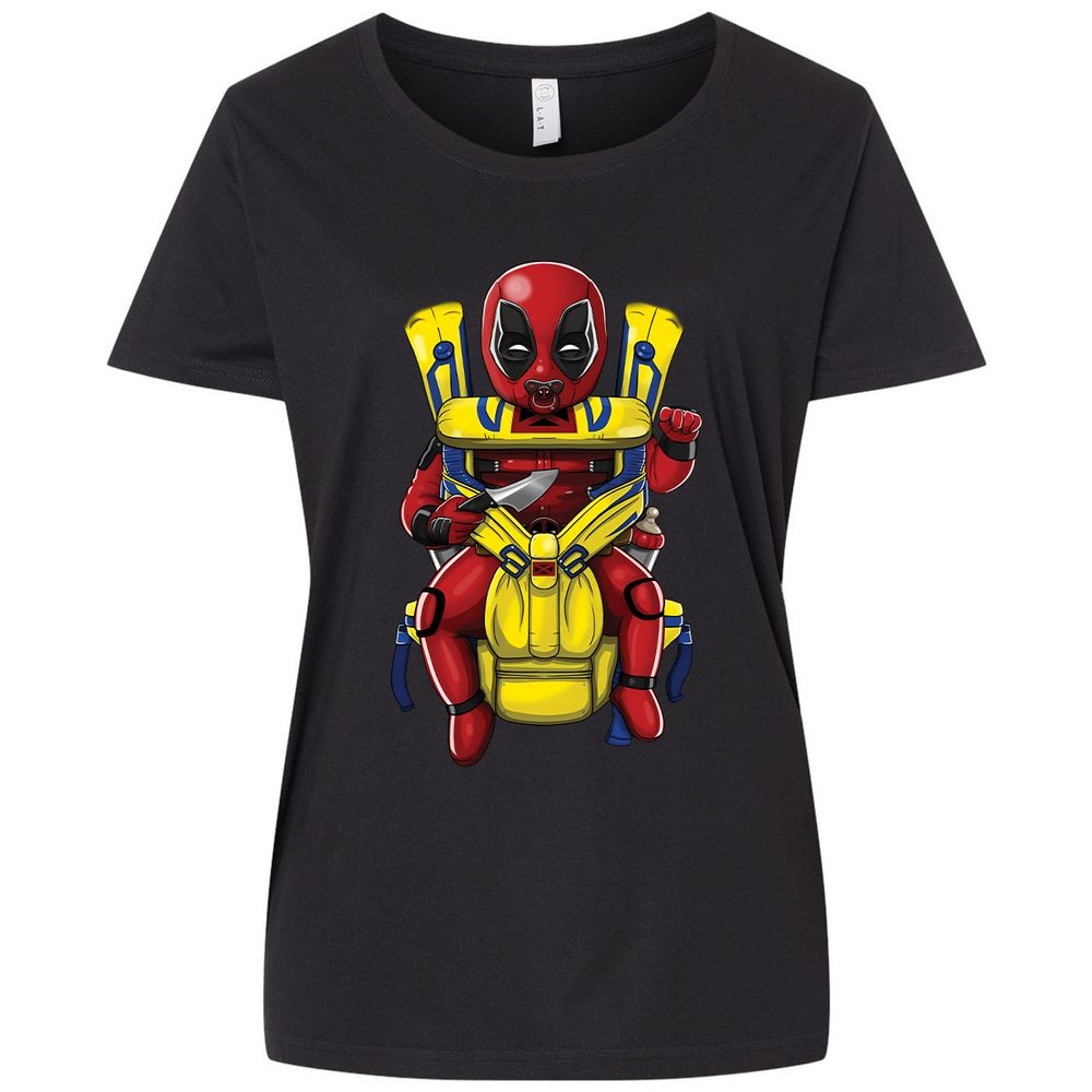 Ladies Curvy Jersey - U39L7A3T - Blended Black - 1