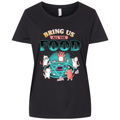 Ladies Curvy Jersey - 8ZT7VZ87 - Blended Black - 1