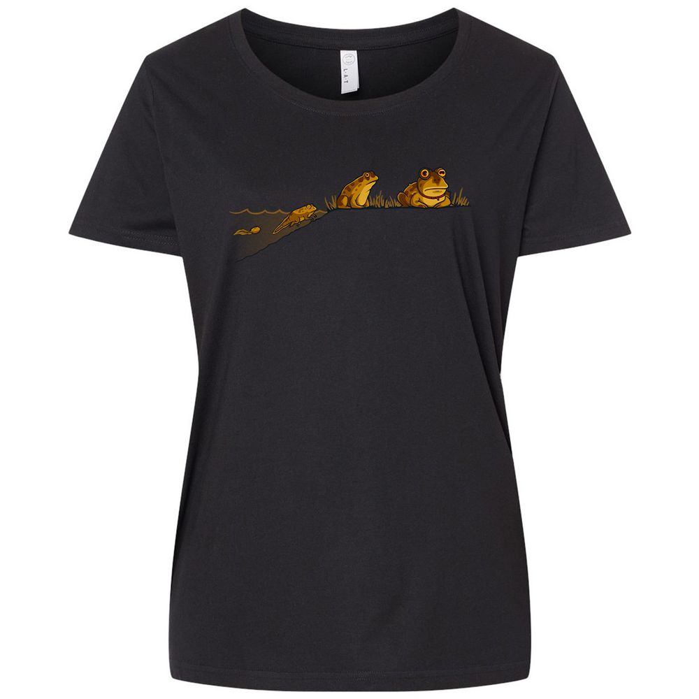 Ladies Curvy Jersey - HDN1FJYV - Blended Black - 1