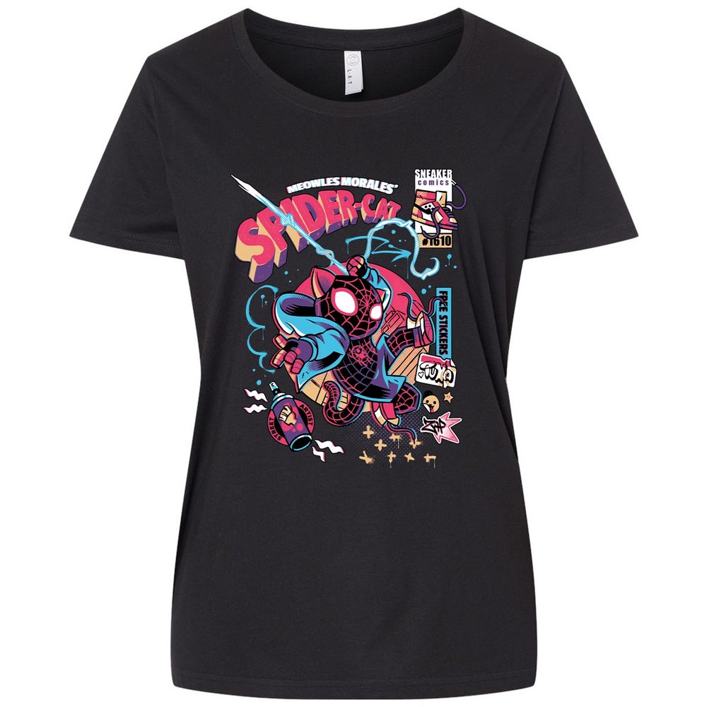 Ladies Curvy Jersey - 3C295JKH - Blended Black - 1