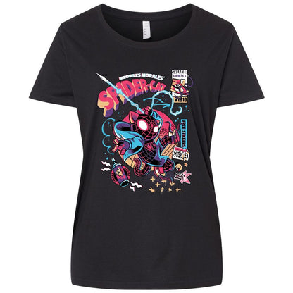 Ladies Curvy Jersey - 3C295JKH - Blended Black - 1