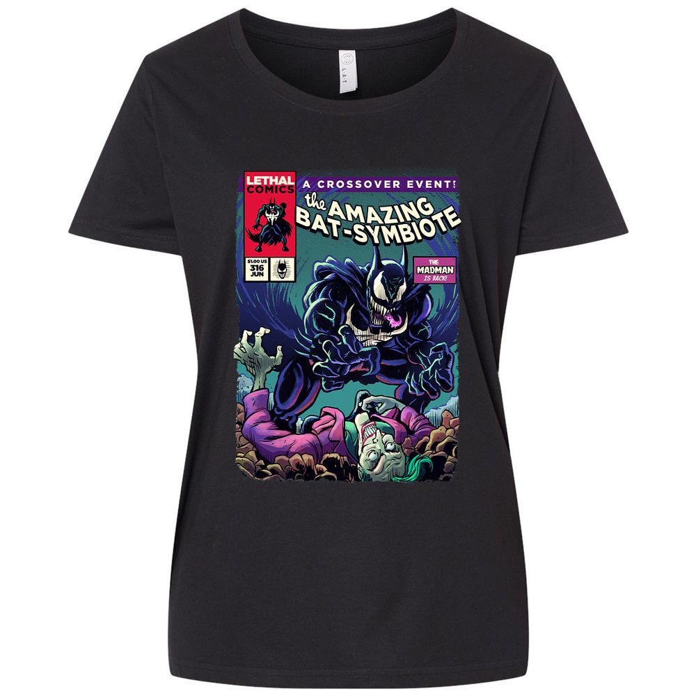 Ladies Curvy Jersey - 9HAWDFJW - Blended Black - 1