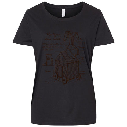 Ladies Curvy Jersey - 914CHFVE - Blended Black - 1