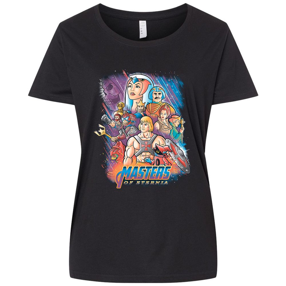 Ladies Curvy Jersey - GL77CBFC - Blended Black - 1