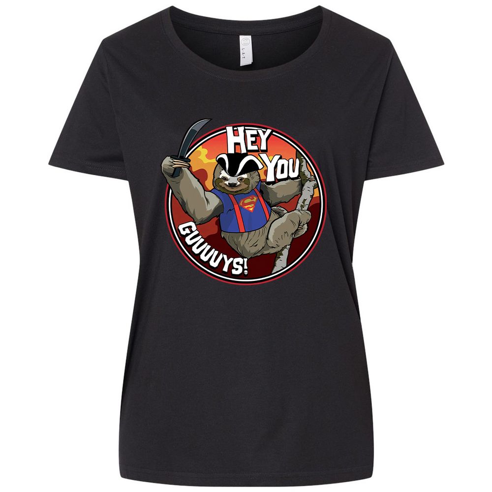 Ladies Curvy Jersey - W2PH9R5E - Blended Black - 1