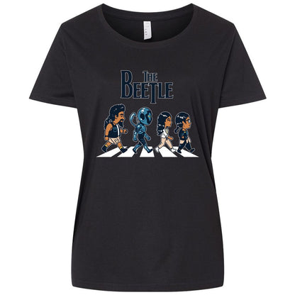 Ladies Curvy Jersey - PVPVBLLF - Blended Black - 1