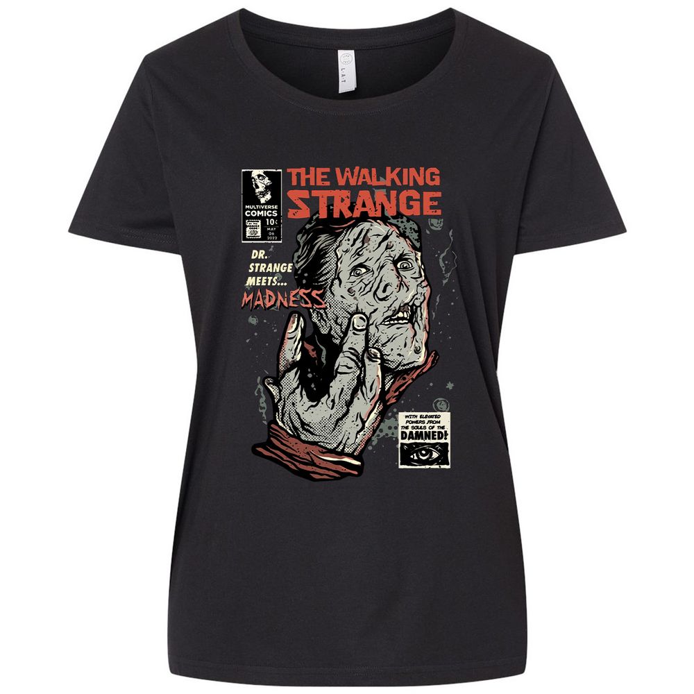 Ladies Curvy Jersey - 44DFCB15 - Blended Black - 1