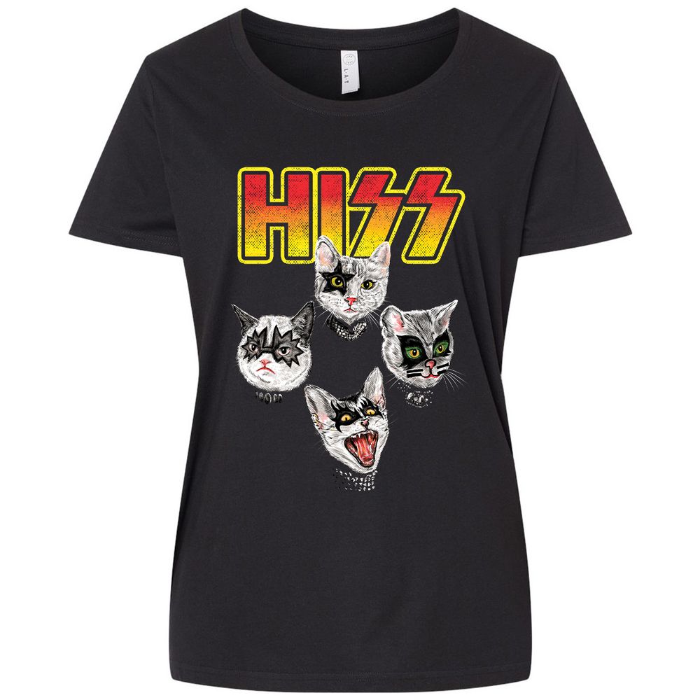 Ladies Curvy Jersey - 6ZE2TH1E - Blended Black - 1