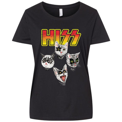 Ladies Curvy Jersey - 6ZE2TH1E - Blended Black - 1